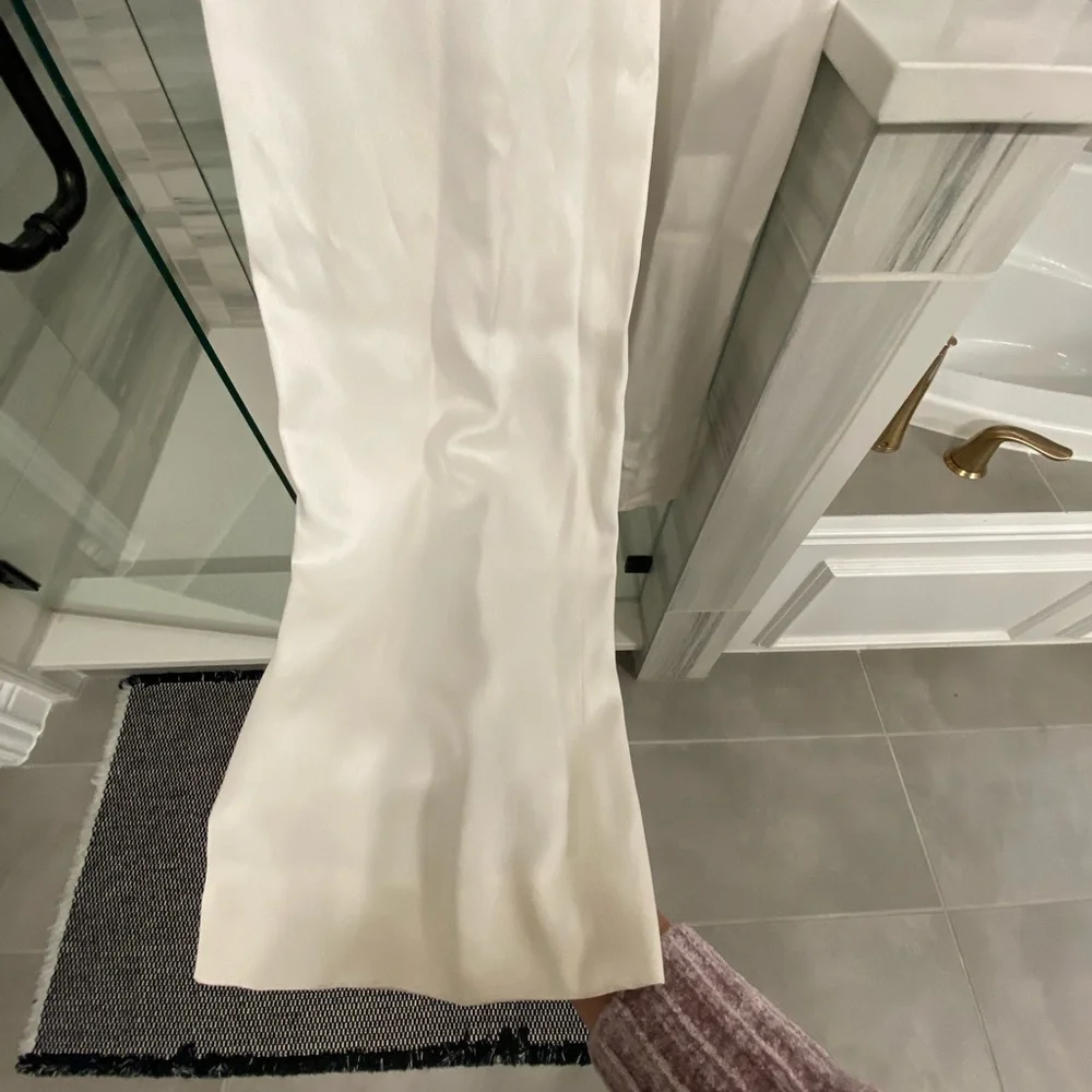 Vintage Ivory Silk Jumpsuit - Picture 6 of 6